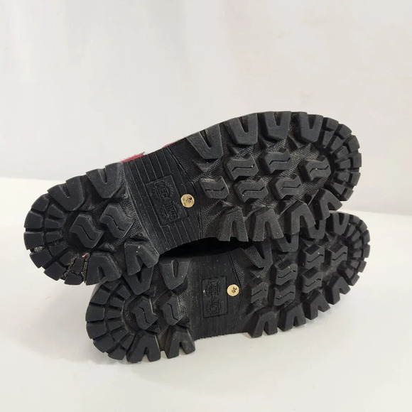 Oscar Sport Fur Boots Red Size EU 39 (US 8) Winter Outdoor Made in Italy - Picture 10 of 16